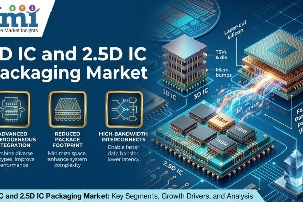 3D IC and 2.5D IC Packaging Market Benefits from Next-Generation Electronics Manufacturing Trends
