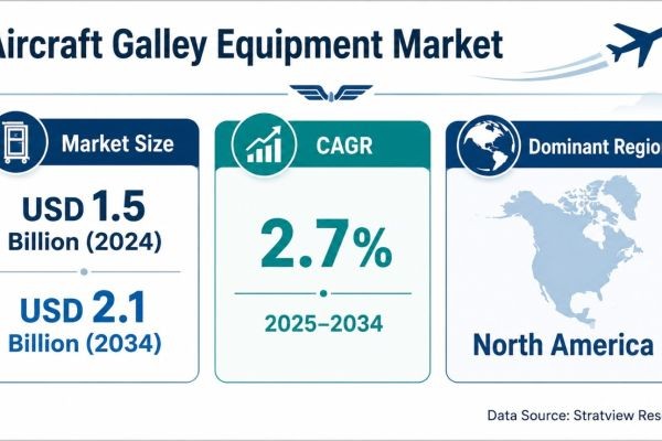Aircraft Galley Equipment Market to Reach USD 2.1 Billion by 2034, Driven by Fleet Modernization
