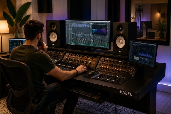 How a Mixing Studio Desk Supports Better Sound Decisions