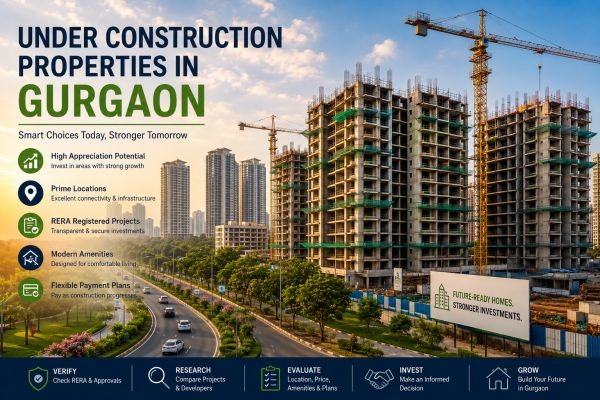 How to Evaluate Under Construction Properties in Gurgaon