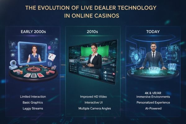 The Evolution of Live Dealer Technology in Online Hubs