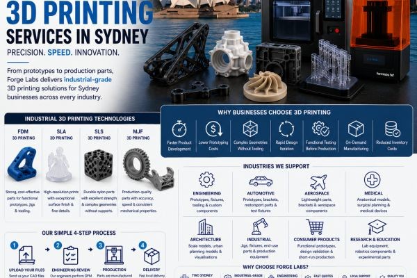 3D Printing Services in Sydney: Precision Manufacturing Backed by Local Engineering