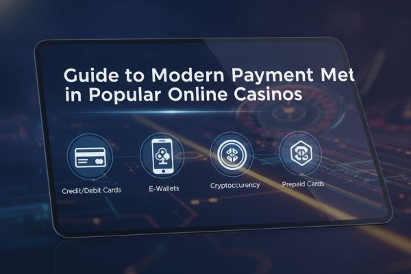 Guide to Modern Payment Methods in Popular Online Casinos
