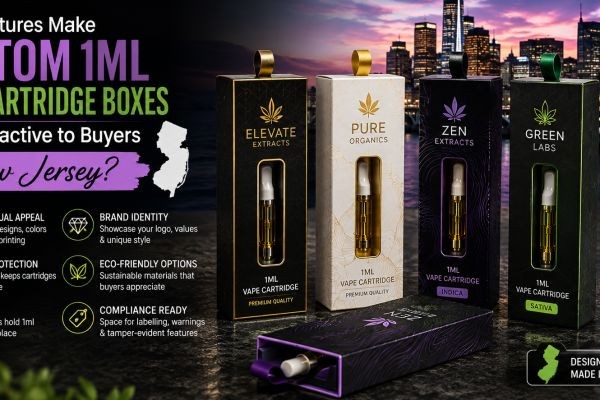 What Features Make Custom 1ml Vape Cartridge Boxes More Attractive to Buyers in New Jersey?