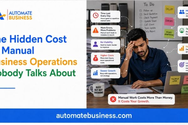 The Hidden Cost of Manual Business Operations Nobody Talks About