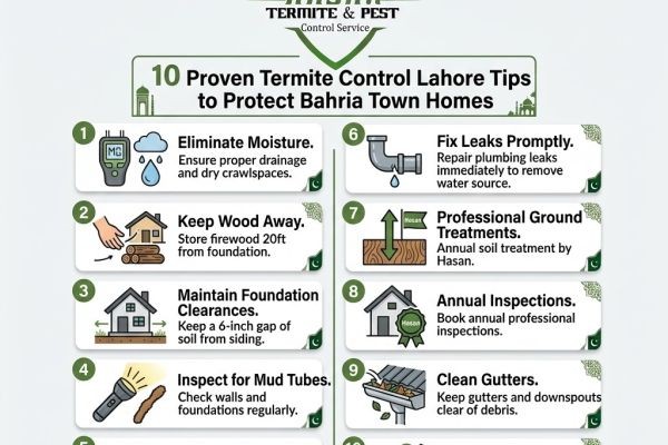 10 Proven Termite Control Lahore Tips for Bahria Town Homes