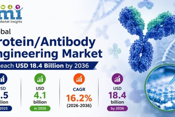 Global Protein/Antibody Engineering Market to Reach USD 18.4 Billion by 2036
