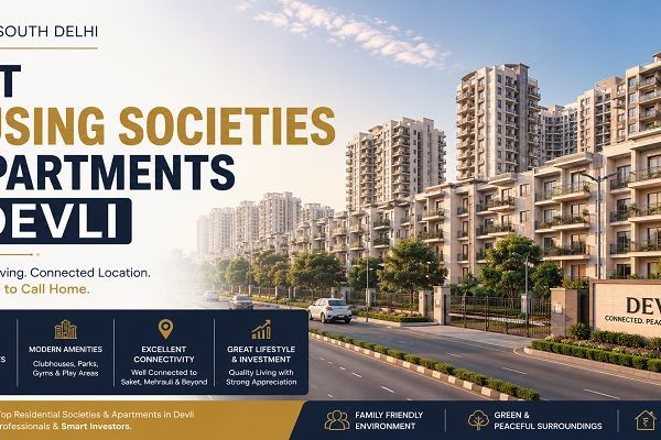 Best Housing Societies and Apartments in Devli: A Complete Guide