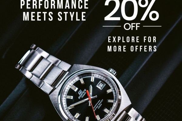 Casio silver watch