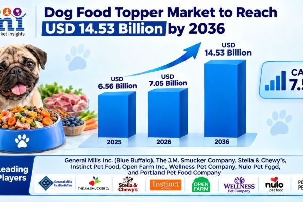Dog Food Topper Market to Reach USD 14.53 Billion by 2036 Driven by Pet Humanization