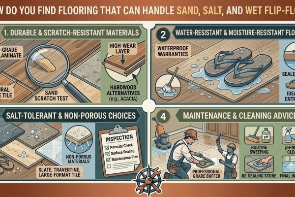 How Do You Find Flooring That Can Handle Sand, Salt, and Wet Flip-Flops?