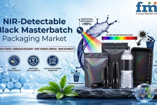 NIR-detectable black masterbatch packaging market grows as recyclable black packaging demand