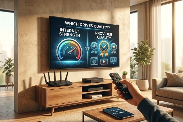 Does IPTV Quality Depend More on Your Internet or Your IPTV Provider?