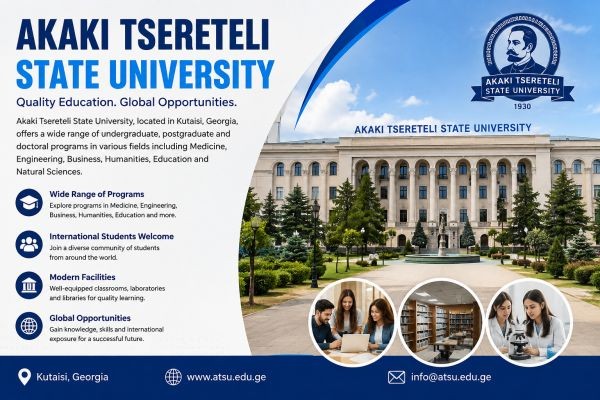 Akaki Tsereteli State University | Courses, Admission and Study Opportunities