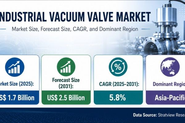 Industrial Vacuum Valve Market Share Landscape Expands Toward US$2.5 Billion by 2031