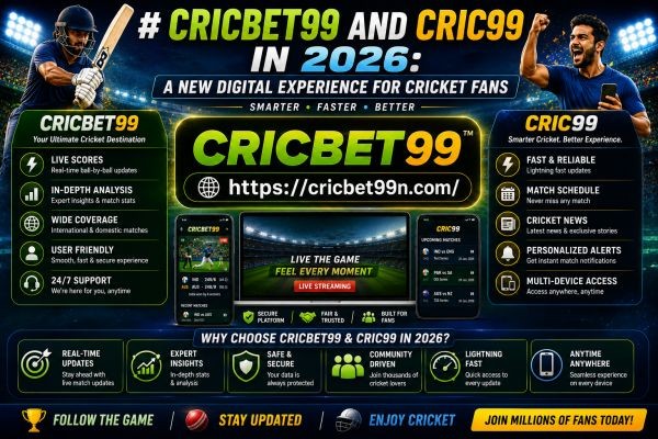 Cricbet99 and Cric99 in 2026: A New Digital Experience for Cricket Fans