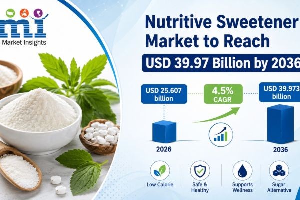 Nutritive Sweetener Market to Reach USD 39.97 Billion by 2036 Driven by Natural-Source Formulations, Fructose Growth, and Compact GLP-1 Nutrition