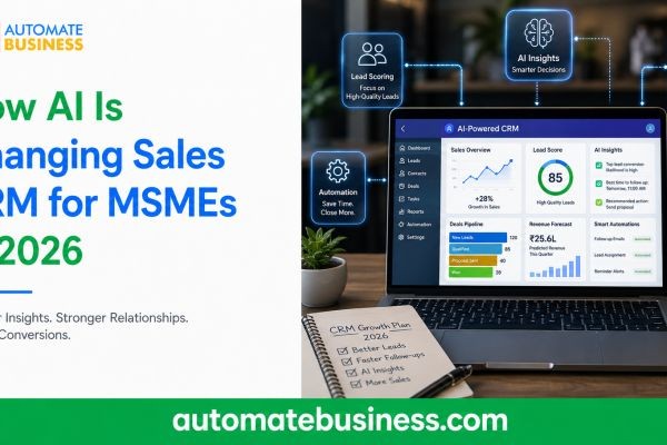 How AI Is Changing Sales CRM for MSMEs in 2026