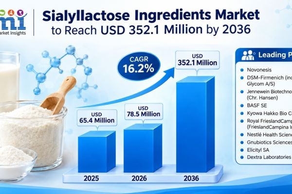 Sialyllactose Ingredients Market to Reach USD 352.1 Million by 2036