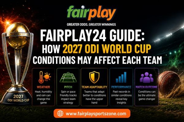 Fairplay24 Guide: How 2027 ODI World Cup Conditions May Affect Each Team