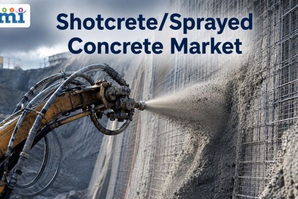Shotcrete-Sprayed Concrete Market: Underground Construction and Demand Growth 2026–2036