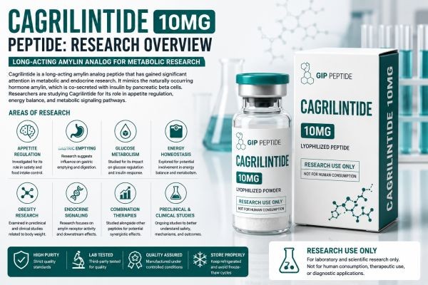 Cagrilintide 10mg Peptide: Amylin Analog Research Overview and Laboratory Guide