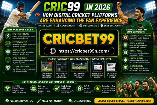 Cric99 in 2026: How Digital Cricket Platforms Are Enhancing the Fan Experience