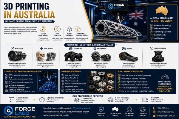 3D Printing in Australia: Creating New Possibilities for Industrial Production