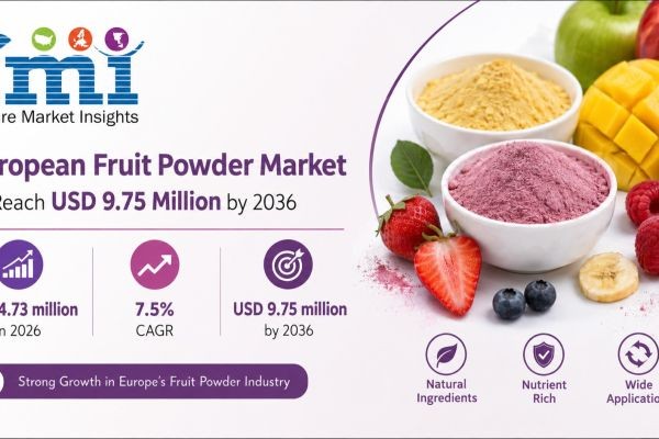 European Fruit Powder Market to Reach USD 9.75 Million by 2036