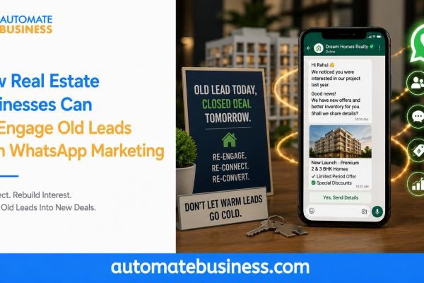 How Real Estate Businesses Can Re-Engage Old Leads With WhatsApp Marketing