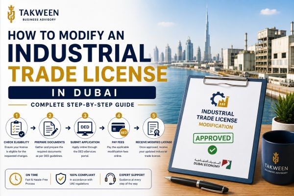 How to Modify an Industrial Trade License in Dubai: Complete Step-by-Step Guide