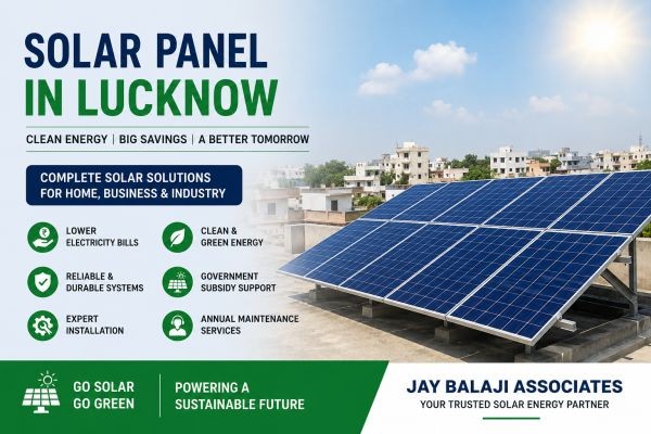 Solar Panel in Lucknow – Trusted Solar Energy Solutions by Jay Balaji Associates