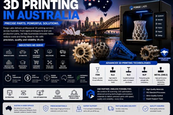 3D Printing in Australia: Empowering Innovation Through Advanced Manufacturing