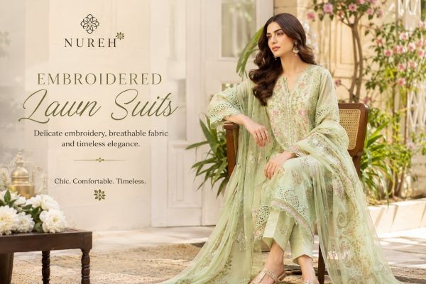 Which Embroidered Lawn Suits Are Trending This Season?