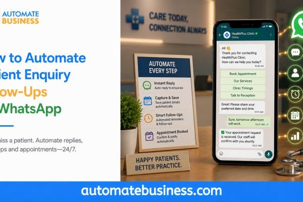 How to Automate Patient Enquiry Follow-Ups on WhatsApp