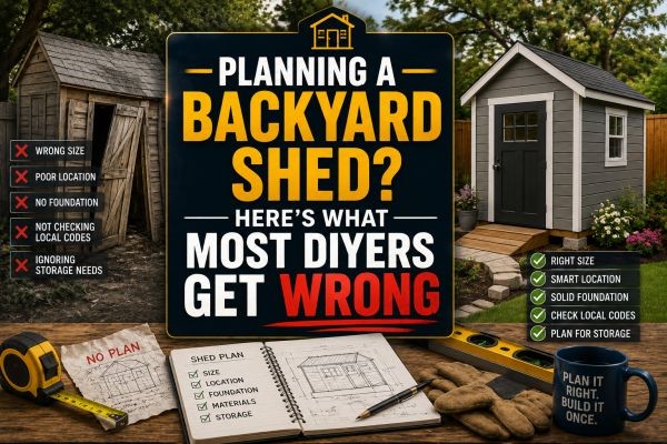 Planning a Backyard Shed? Here's What Most DIYers Get Wrong