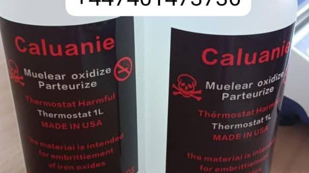 Caluanie Muelear Oxidize & Red Mecury Market