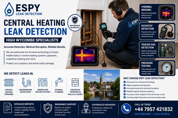 Central Heating Leak Detection High Wycombe Specialists