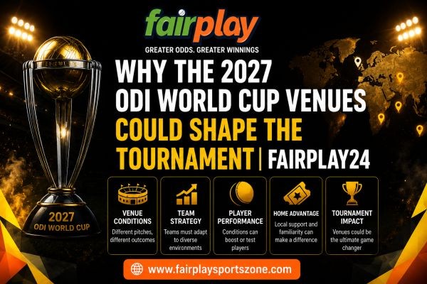 Why the 2027 ODI World Cup Venues Could Shape the Tournament | Fairplay24