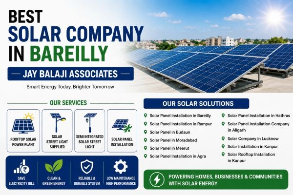 Best Solar Company in Bareilly – Jay Balaji Associates