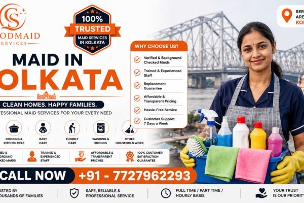 Hire Reliable 24 Hours Maids In Kolkata for Everyday Household Support