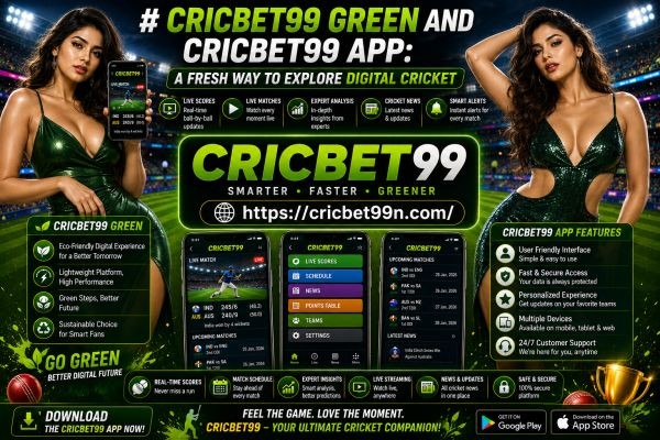 Cricbet99 Green and Cricbet99 App: A Fresh Way to Explore Digital Cricket