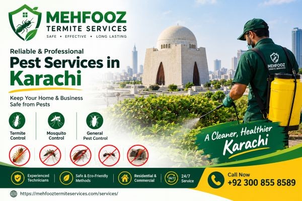 Pest Services in Karachi – Complete Termite, Pest and Mosquito Control Guide