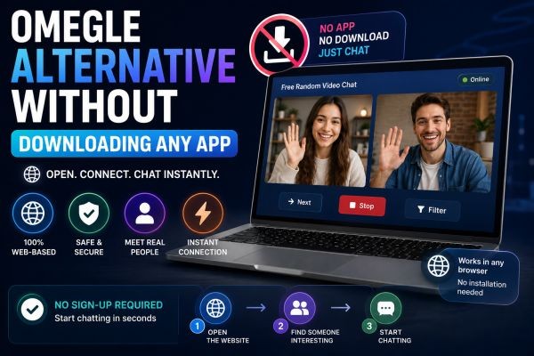 Omegle Alternative Without Downloading Any App