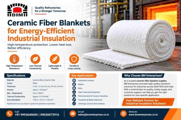 Ceramic Fiber Blankets for Energy-Efficient Industrial Insulation