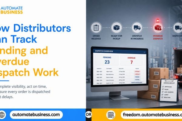 How Distributors Can Track Pending and Overdue Dispatch Work