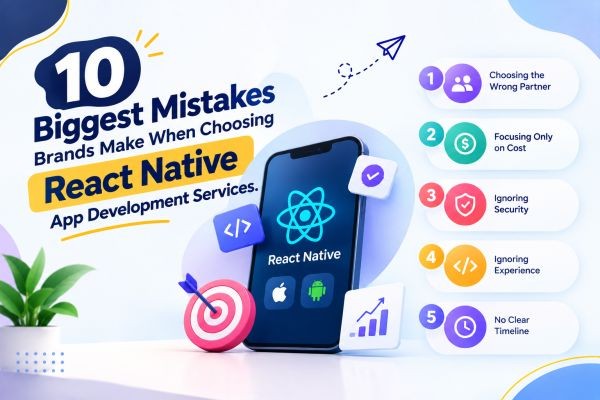10 Biggest Mistakes Brands Make When Choosing React Native App Development Services