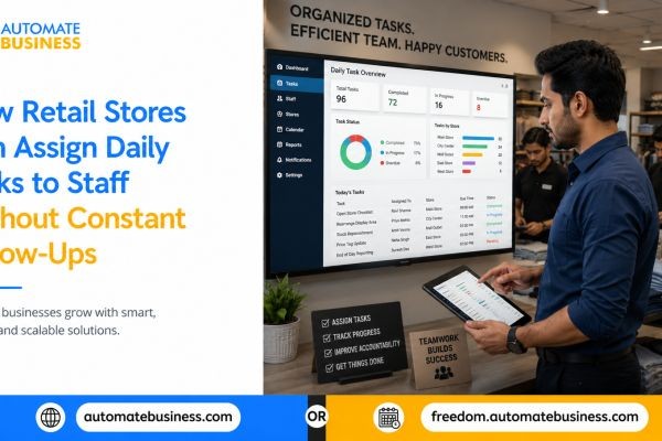 How Retail Stores Can Assign Daily Tasks to Staff Without Constant Follow-Ups