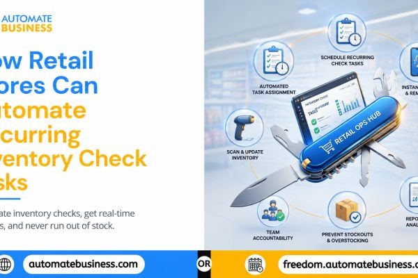 How Retail Stores Can Automate Recurring Inventory Check Tasks