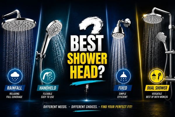 Which Shower Head Type Is Best for Different Bathroom Needs?